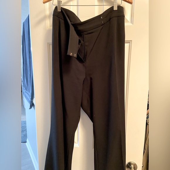 Plus size Designer black suit with white piping - Picture 2 of 7